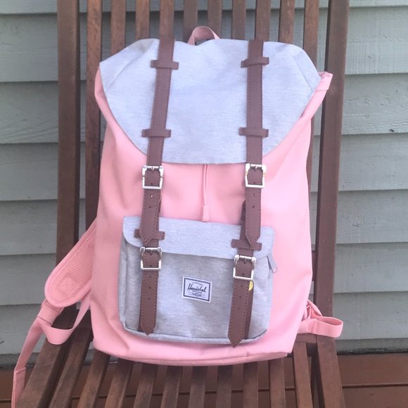 Herschel Pink Little America Backpack - Picture 1 of 7